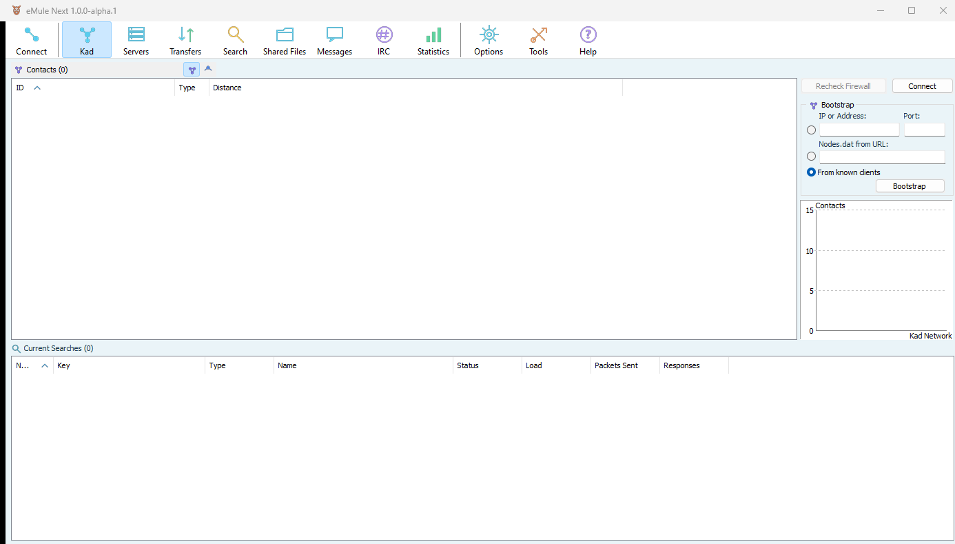 eMule Next Kad network page